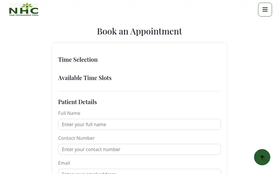 Screenshot of neelhomeopathicclinic.com