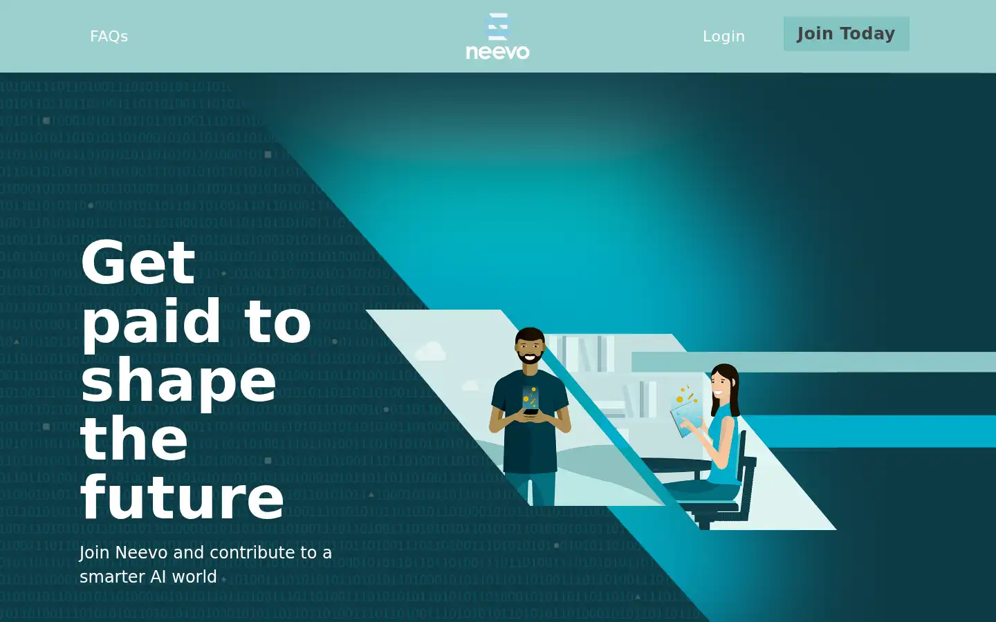 Screenshot of neevo.ai