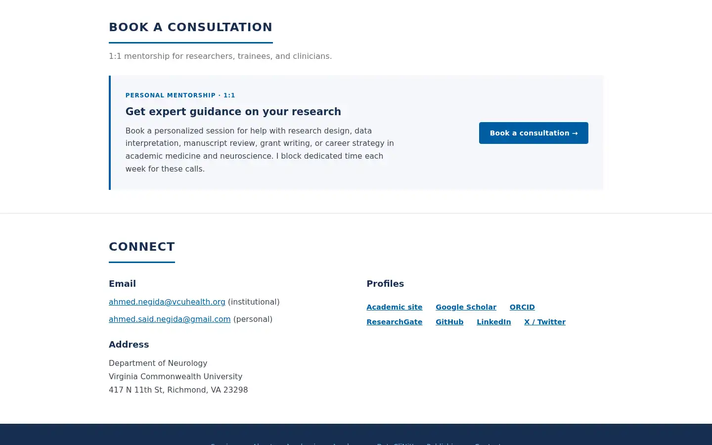 Screenshot of negida.com