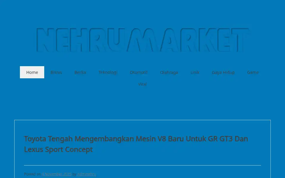 Screenshot of nehrumarket.com