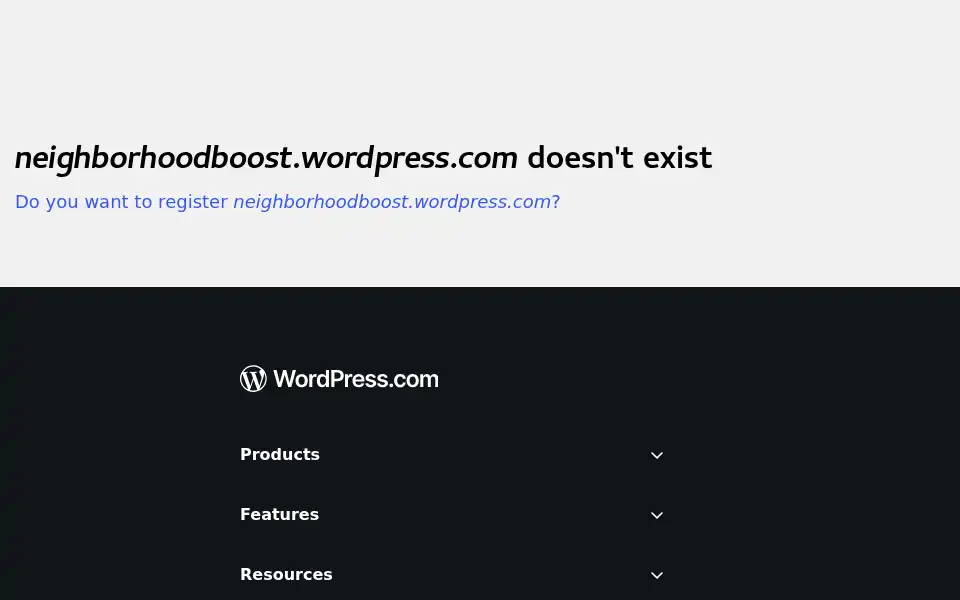 Screenshot of neighborhoodboost.com