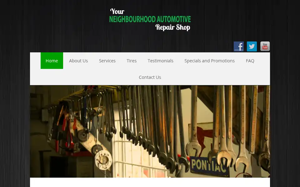 Screenshot of neighbourhoodautomotive.ca