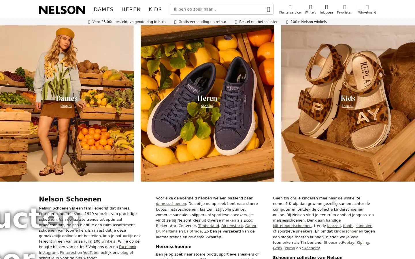 Screenshot of nelson.nl