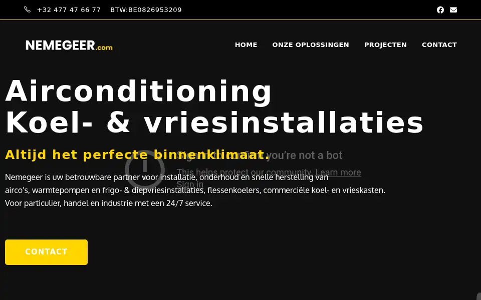 Screenshot of nemegeer.com
