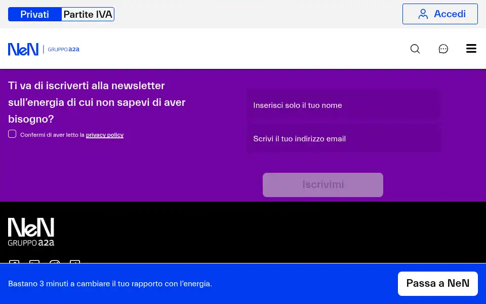 Screenshot of nen.it