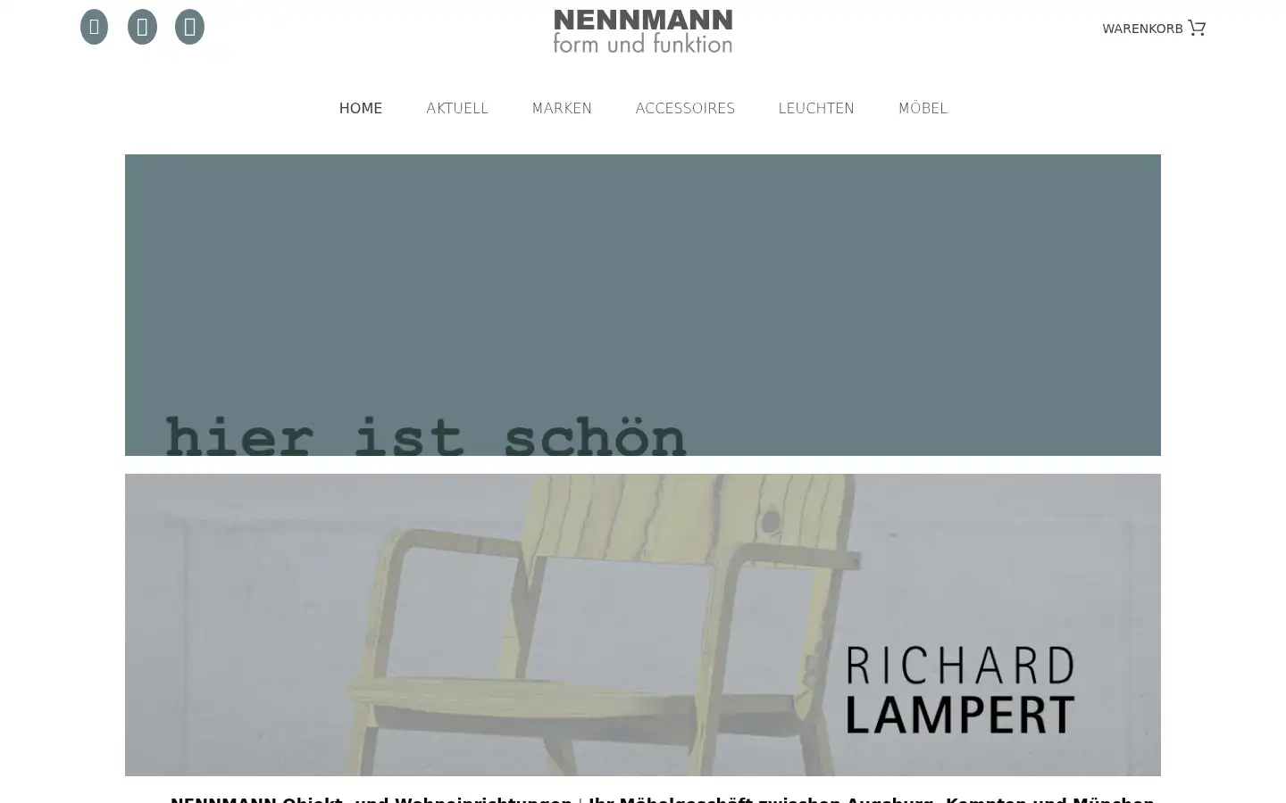 Screenshot of nennmann.com