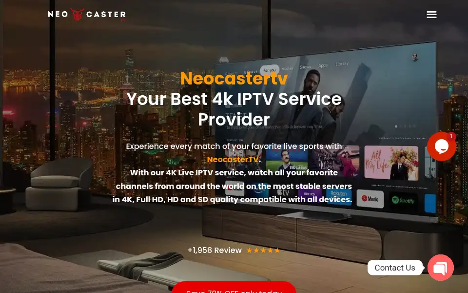 Screenshot of neocastertv.shop