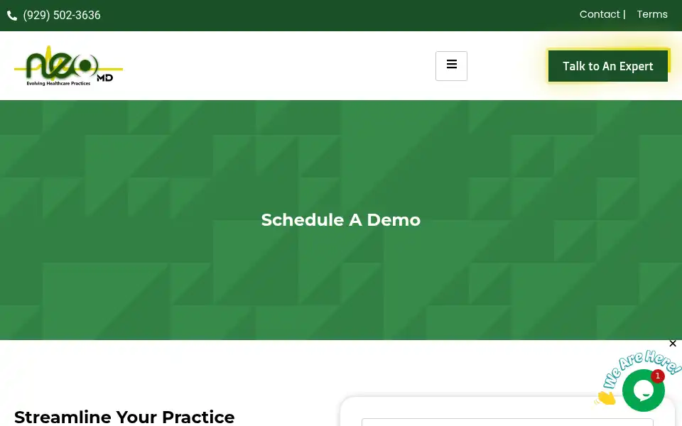 Screenshot of neomdinc.com