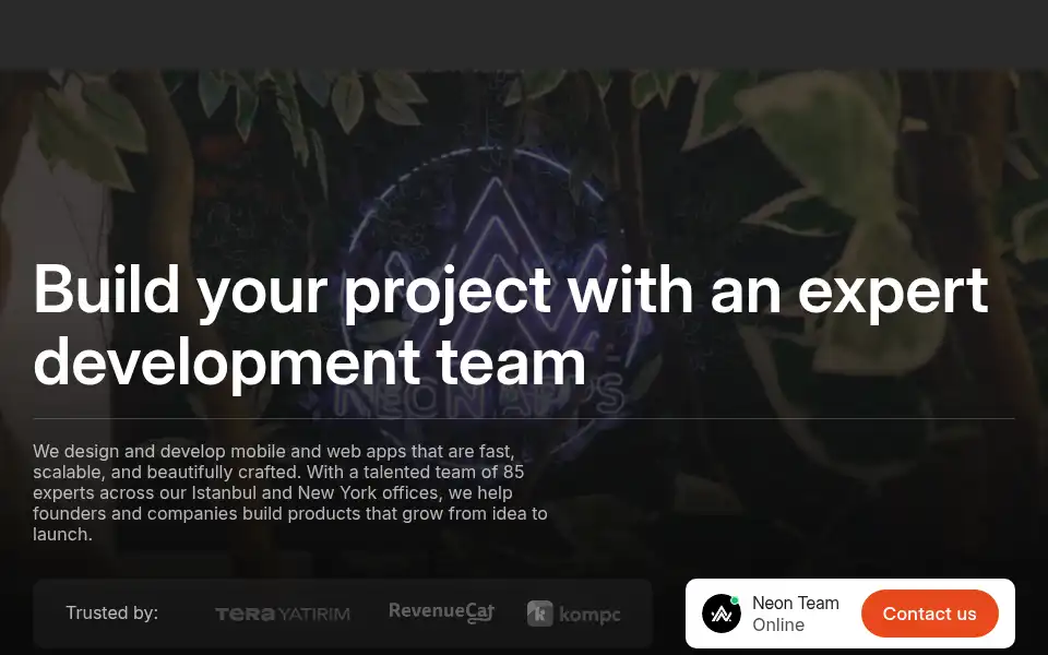 Screenshot of neonapps.co