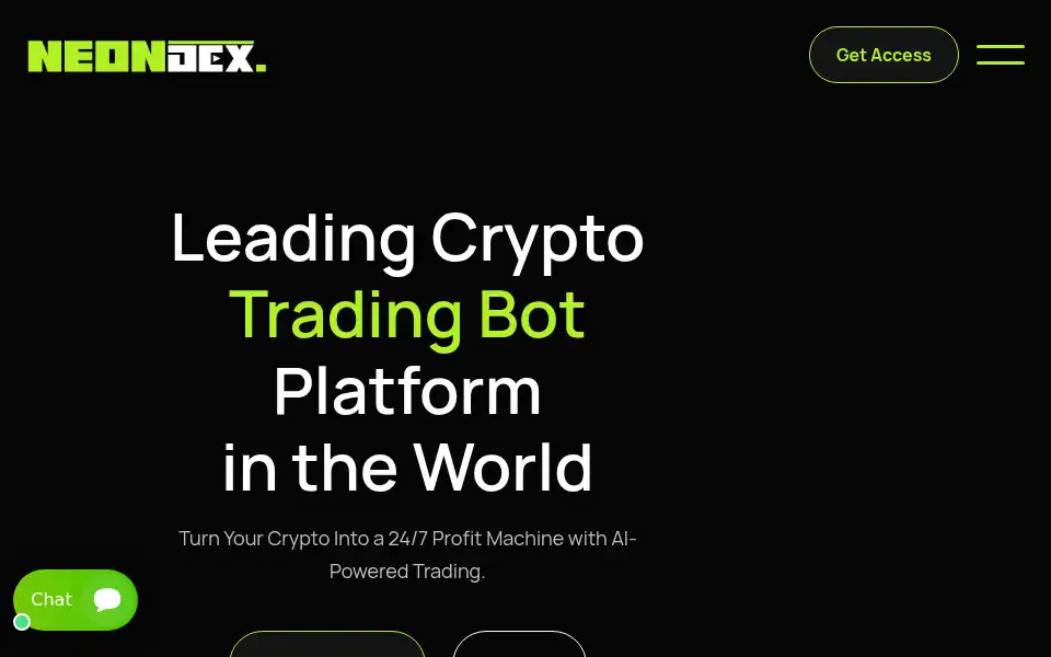 Screenshot of neondex.io