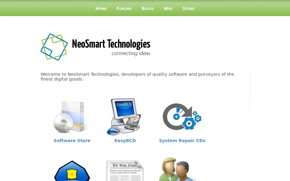 Screenshot of neosmart.net