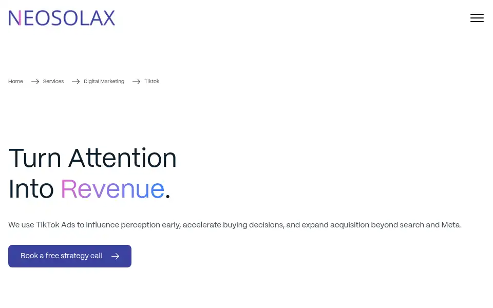 Screenshot of neosolax.com.au