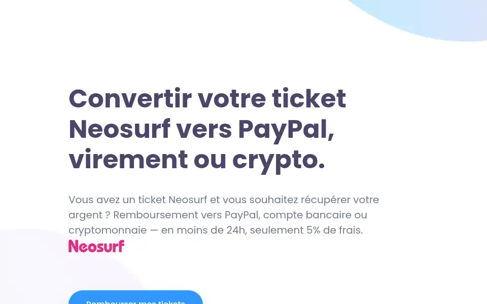 Screenshot of neoswap.fr