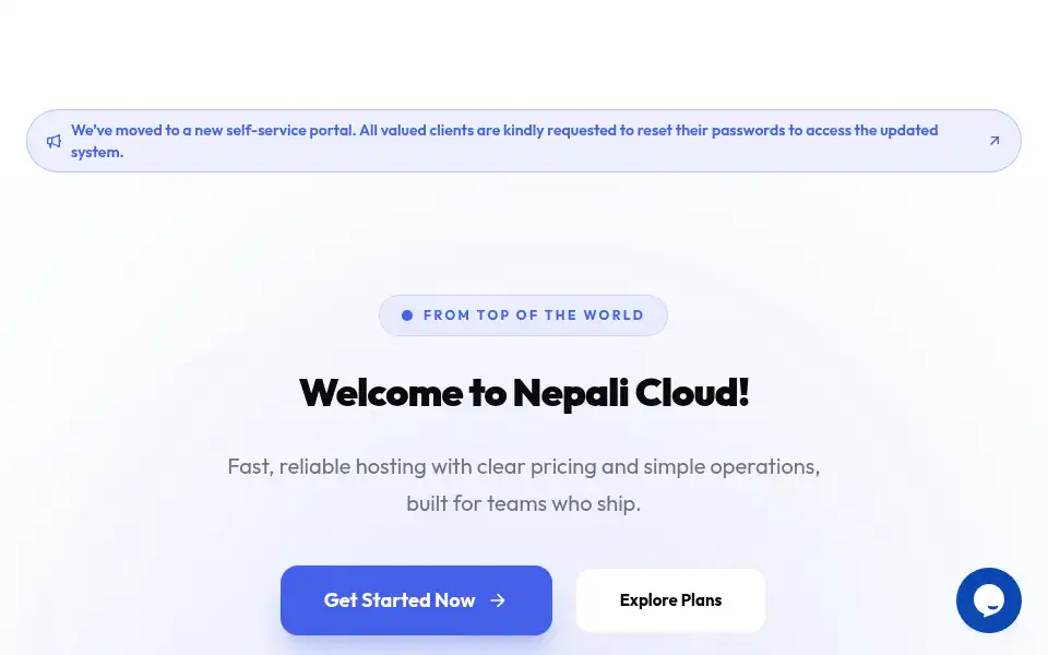 Screenshot of nepalicloud.com