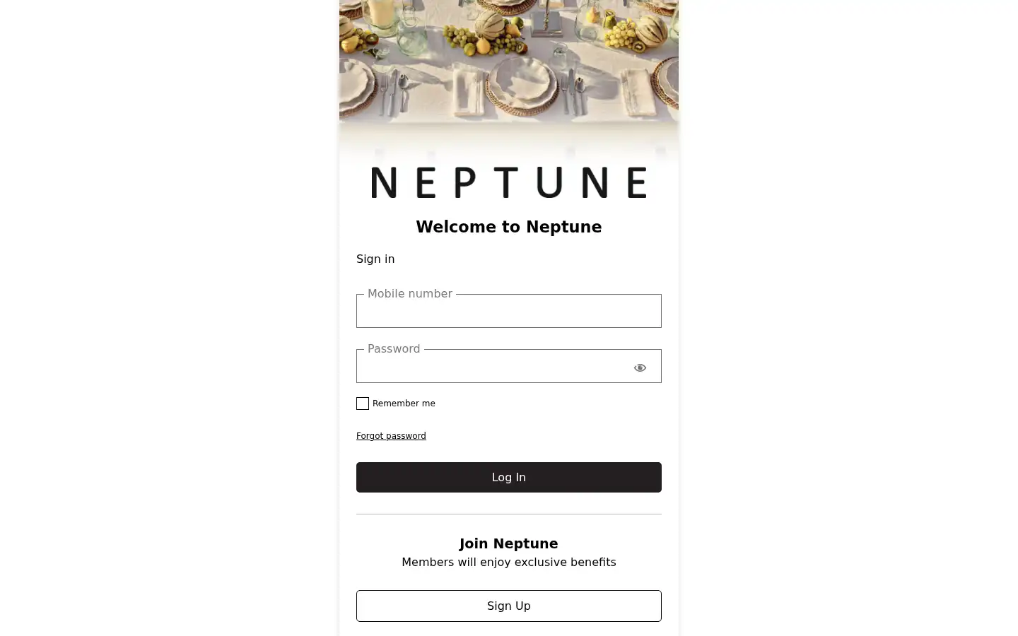 Screenshot of neptune-bidding.com