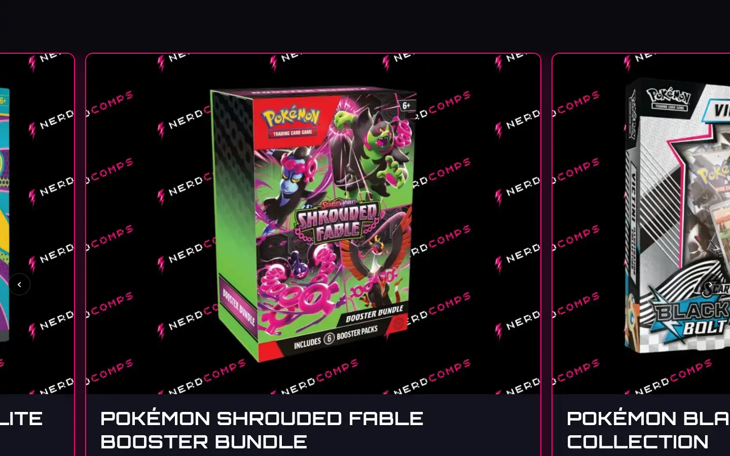 Screenshot of nerdcomps.com