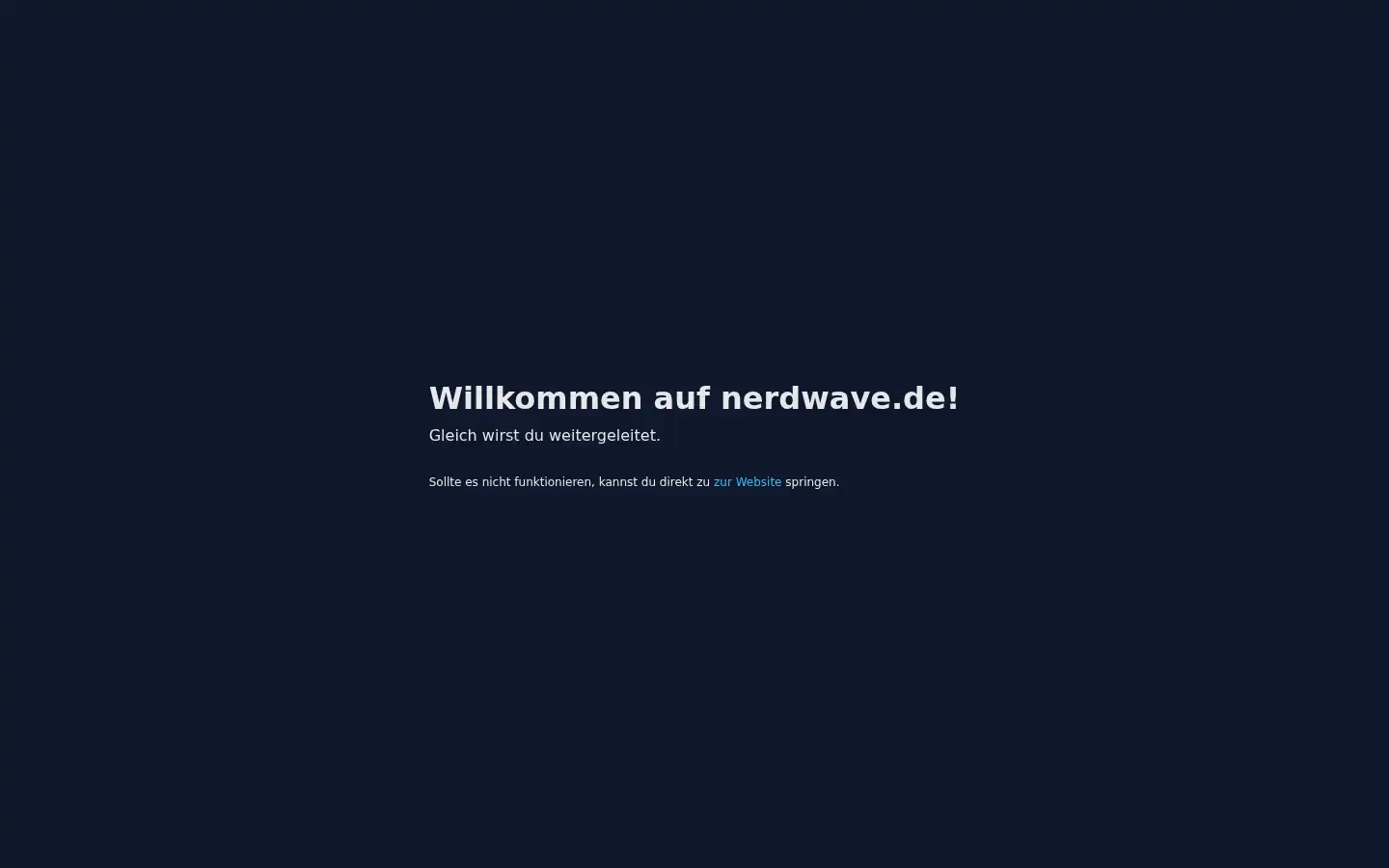 Screenshot of nerdwave.de