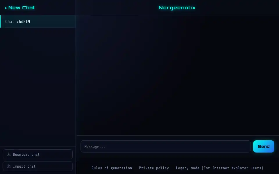 Screenshot of nergeenolix.space