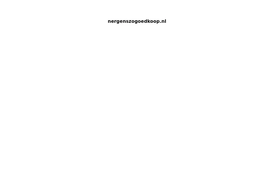 Screenshot of nergenszogoedkoop.nl
