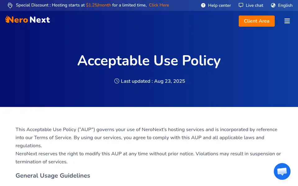 Screenshot of neronext.com