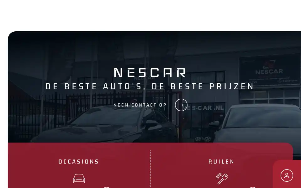 Screenshot of nes-car.nl