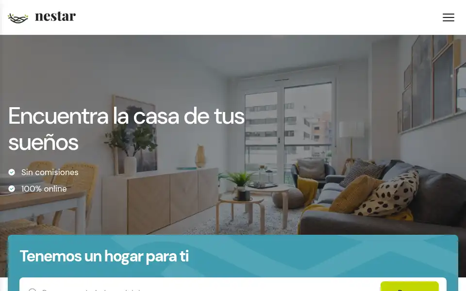 Screenshot of nestarhomes.es