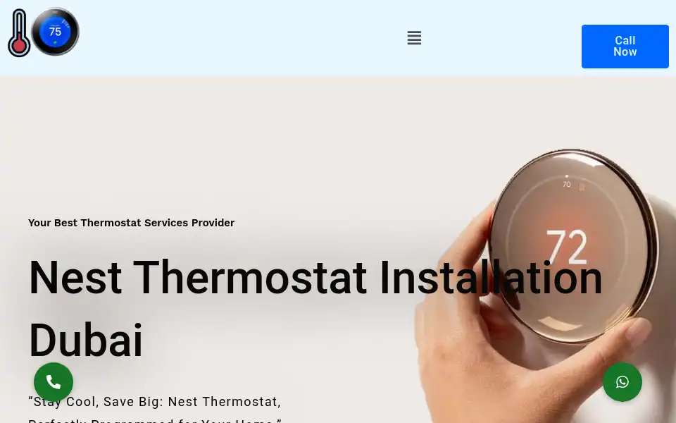 Screenshot of nestthermostatinstallationdubai.com