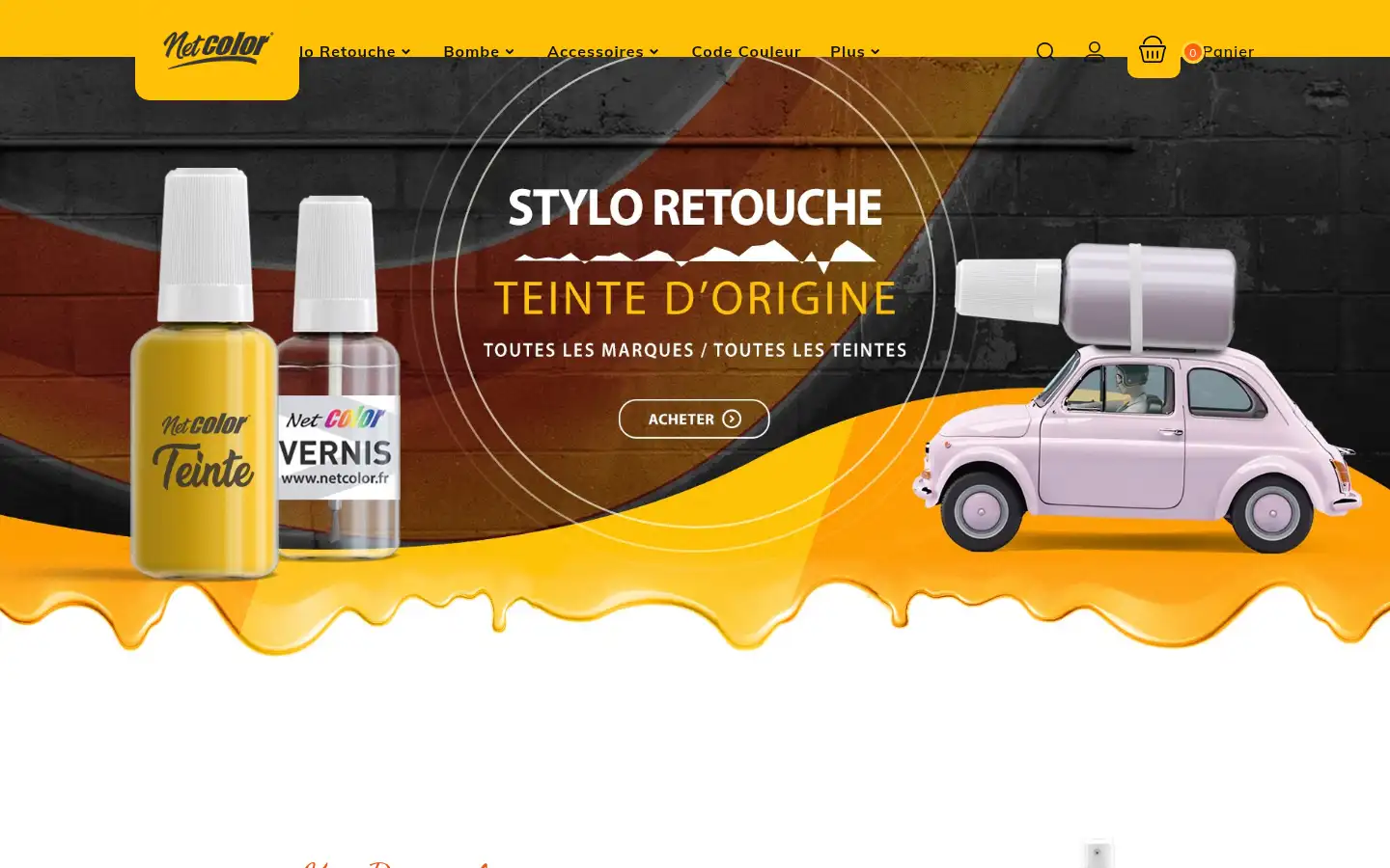 Screenshot of netcolor.fr