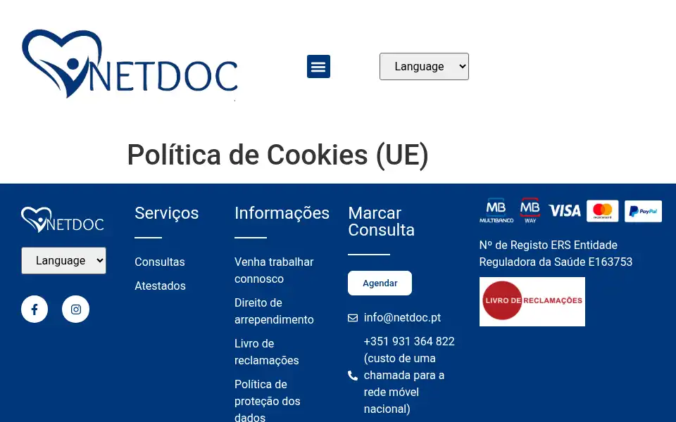 Screenshot of netdoc.pt