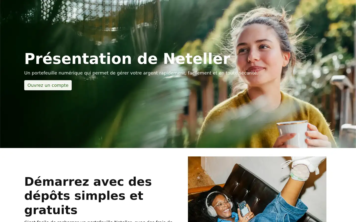 Screenshot of neteller.com