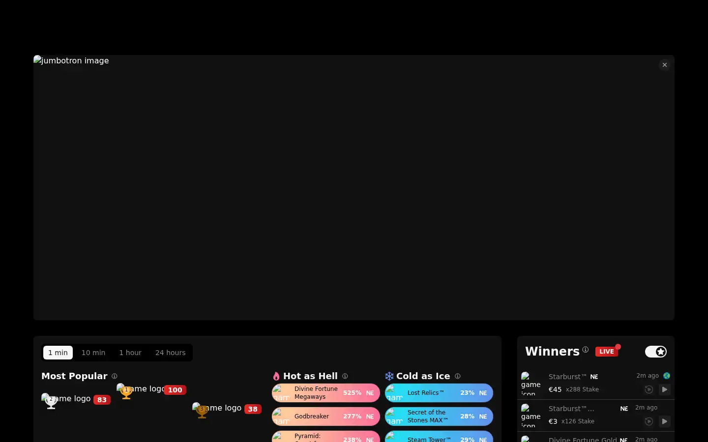 Screenshot of netent.com
