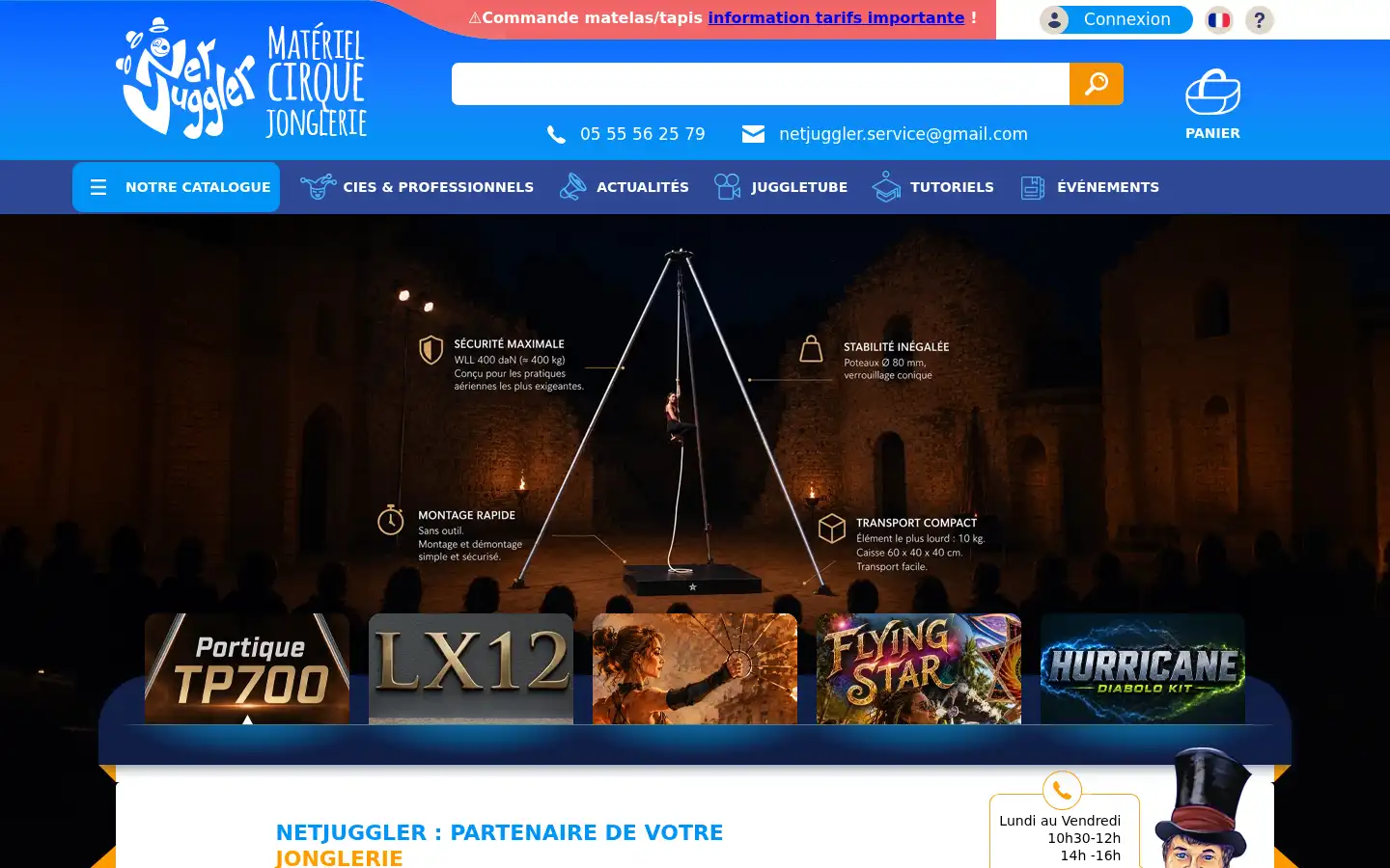 Screenshot of netjuggler.net