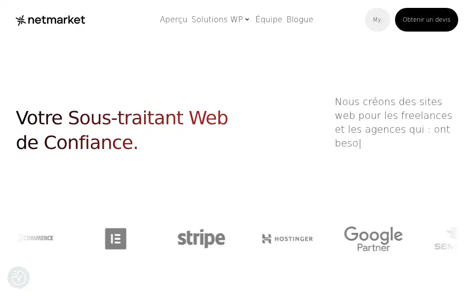 Screenshot of netmarket.be