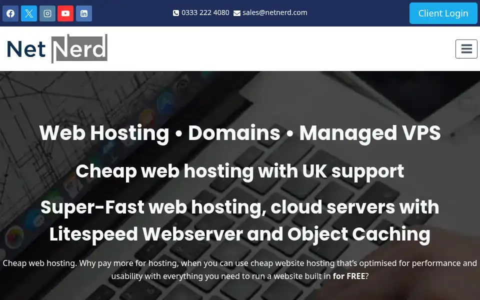 Screenshot of netnerd.com