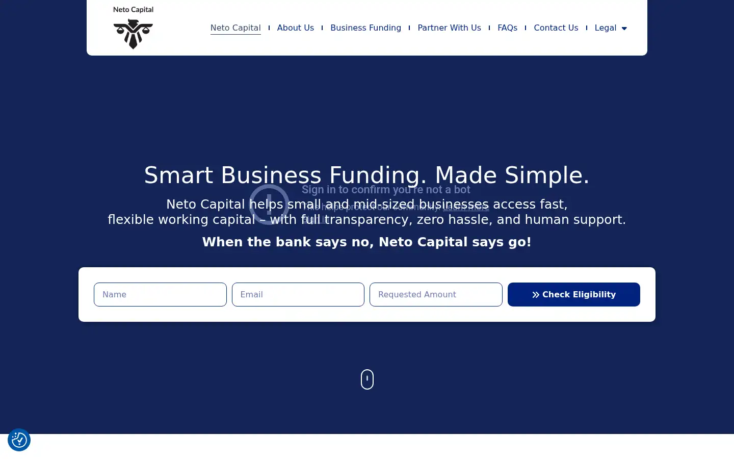 Screenshot of neto-capital.com