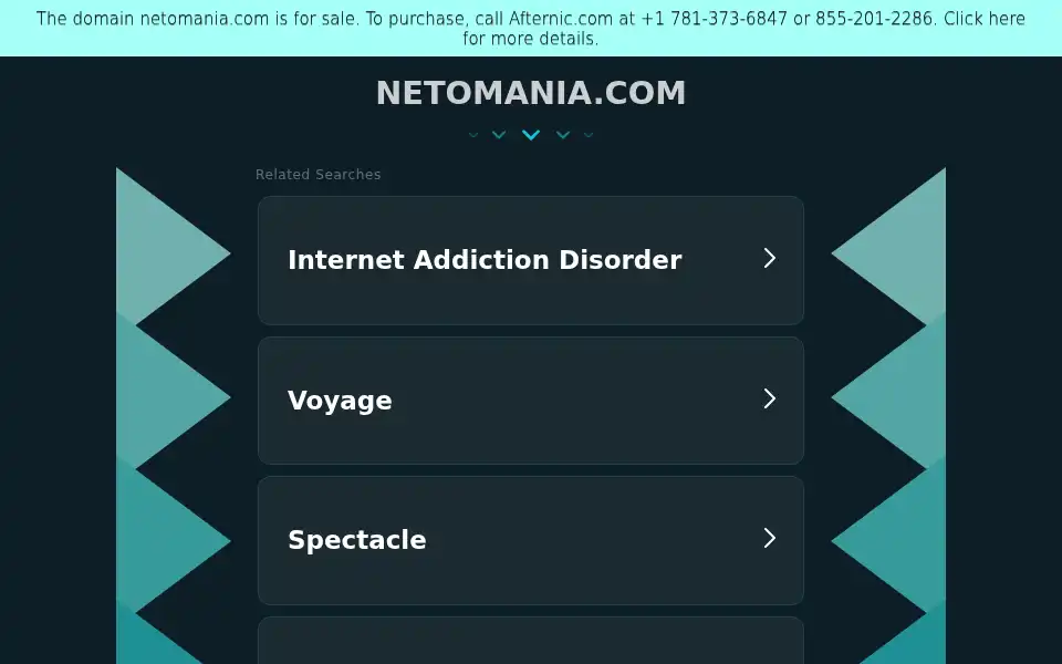 Screenshot of netomania.com