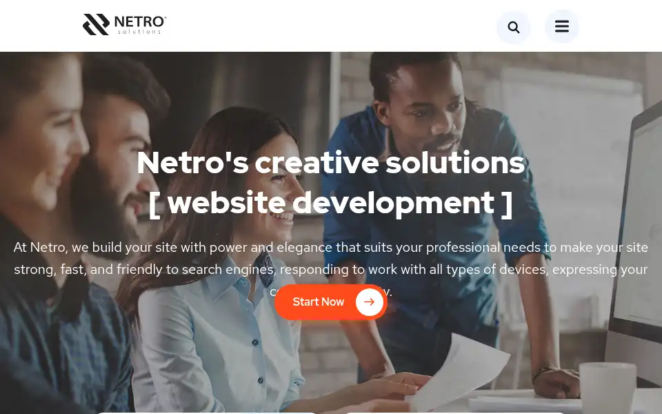 Screenshot of netro.xyz