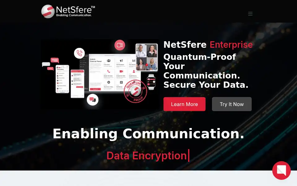 Screenshot of netsfere.com
