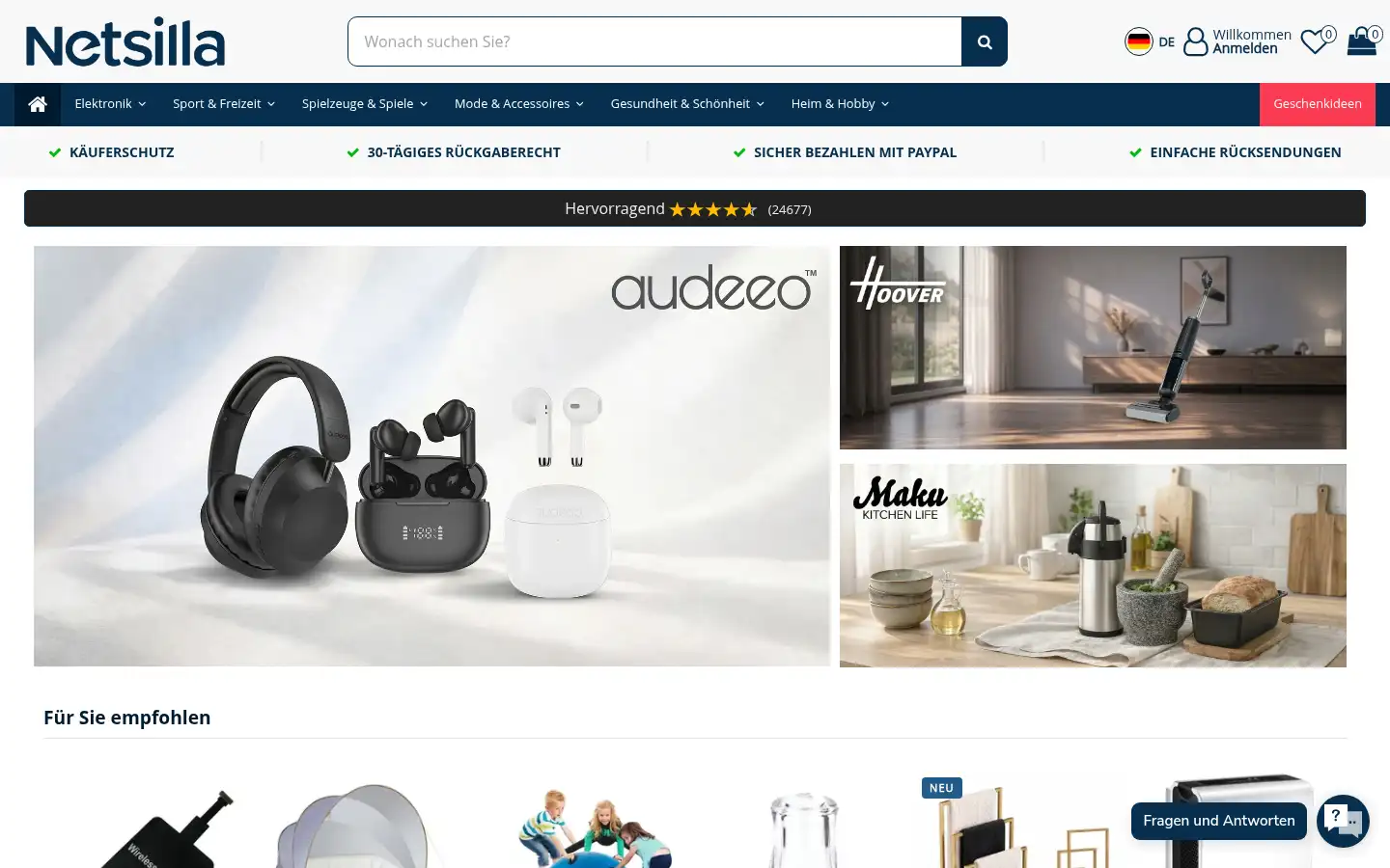 Screenshot of netsilla.com