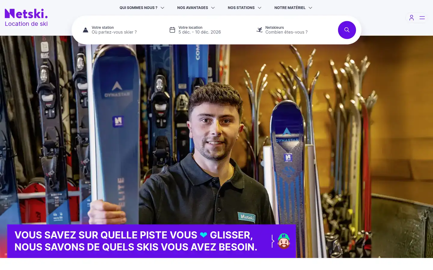Screenshot of netski.com