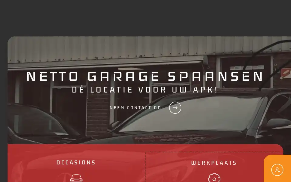 Screenshot of nettogarage.nl