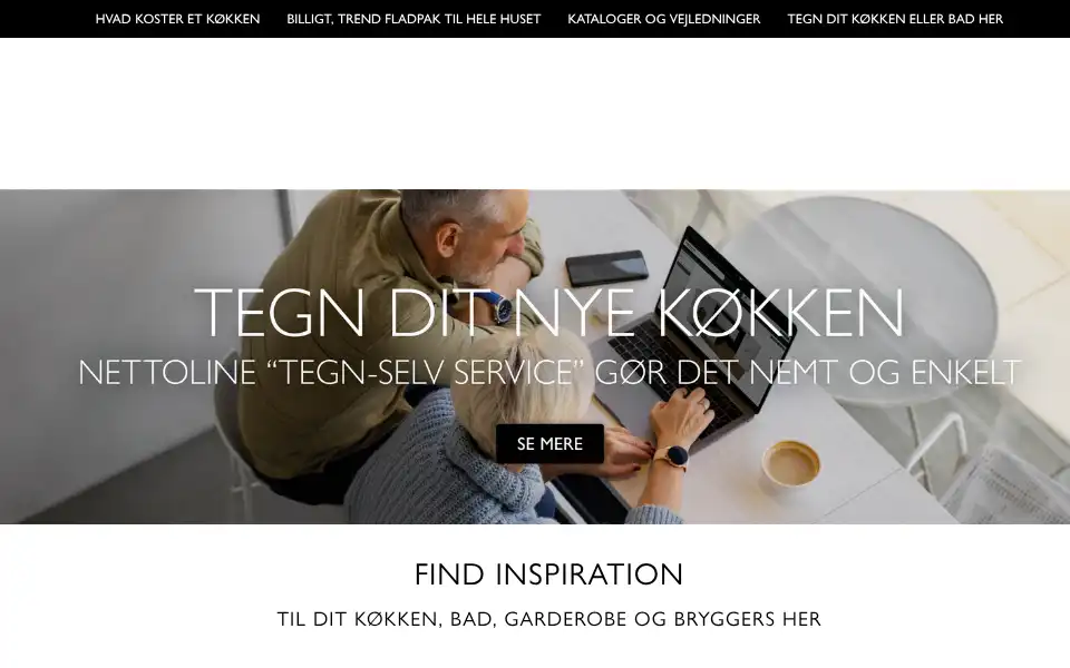 Screenshot of nettoline.dk