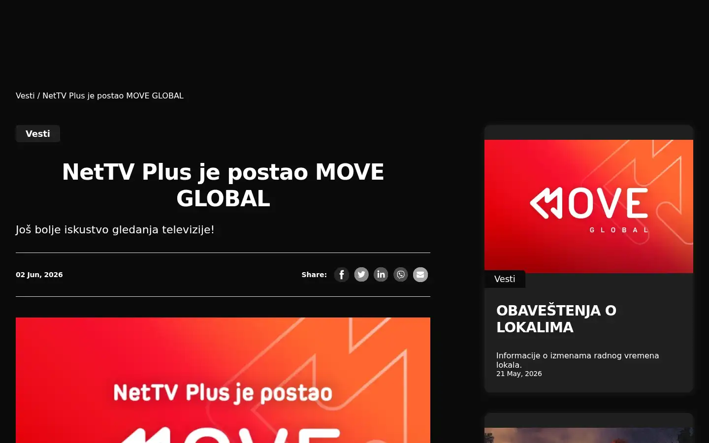 Screenshot of nettvplus.com