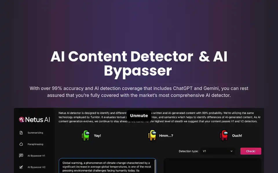 Screenshot of netus.ai