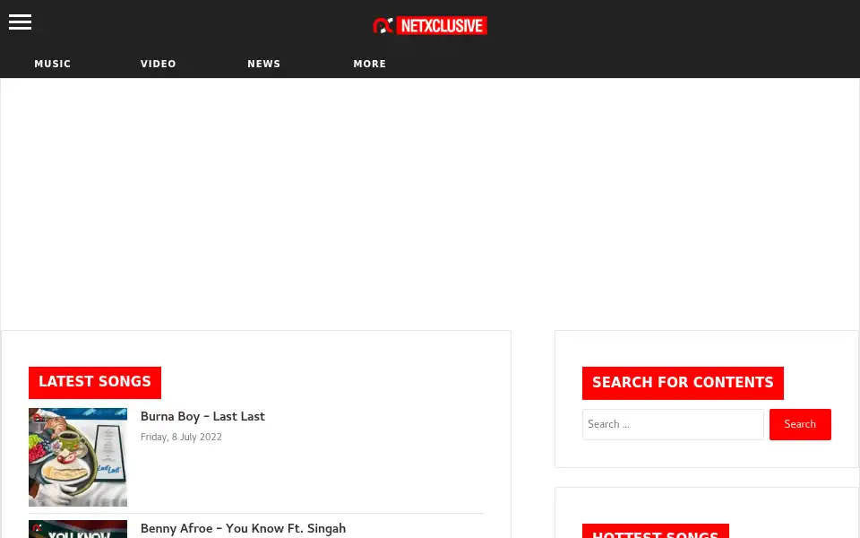 Screenshot of netxclusive.com