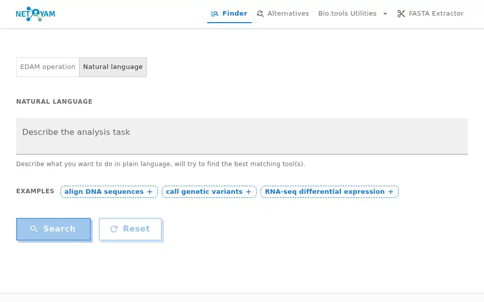 Screenshot of netyam.com