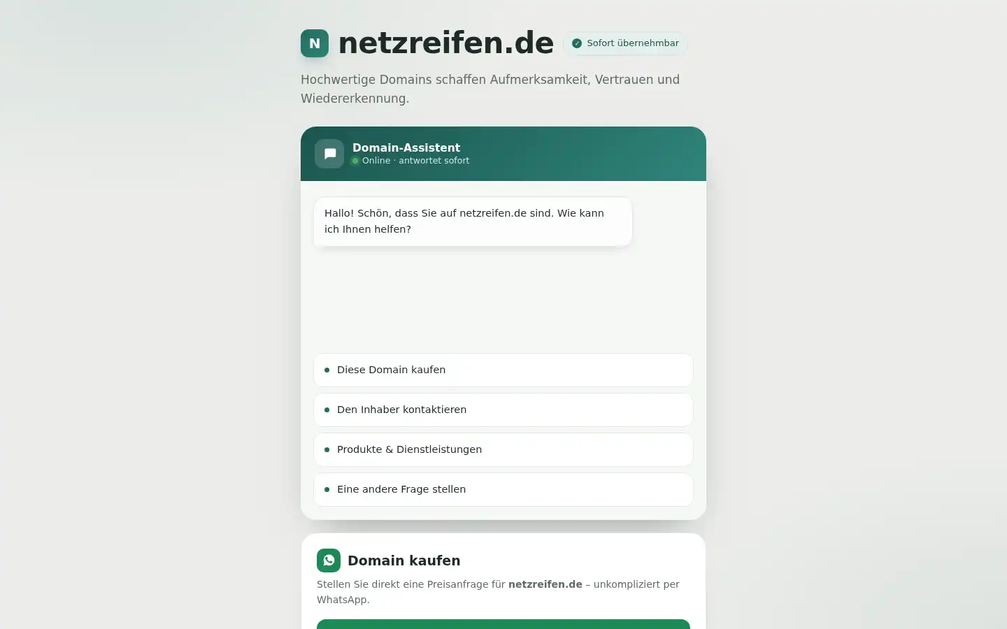 Screenshot of netzreifen.de