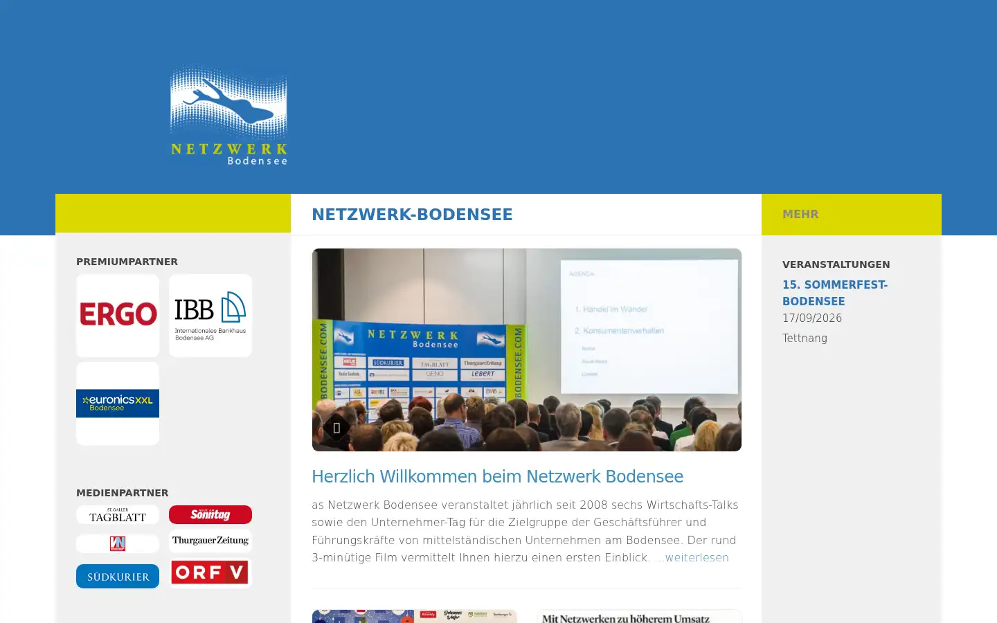 Screenshot of netzwerk-bodensee.com
