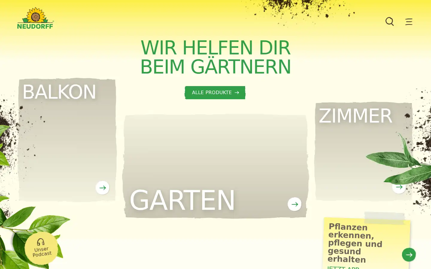 Screenshot of neudorff.de