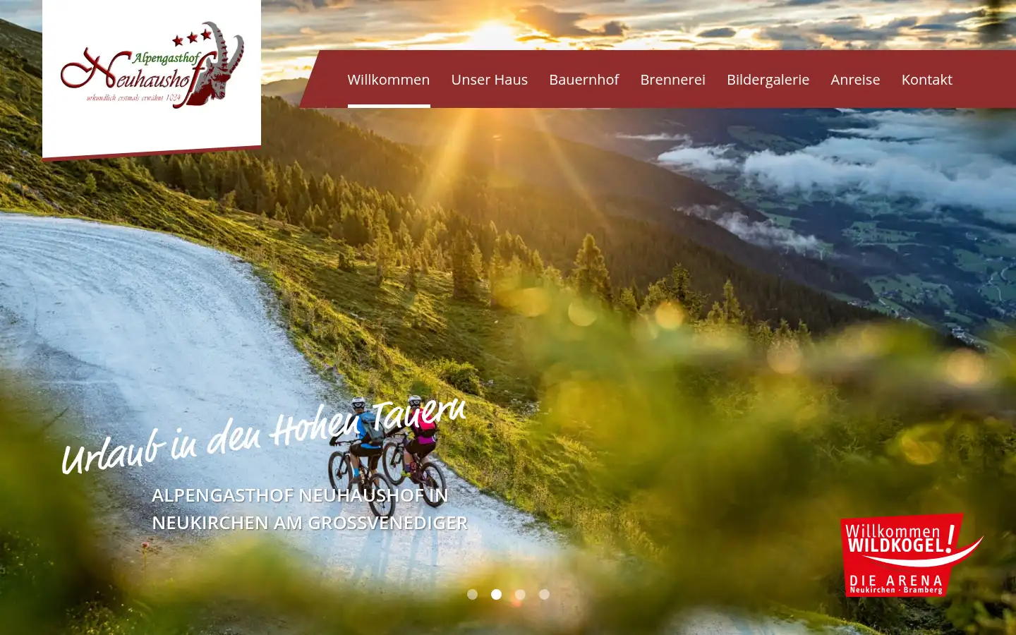Screenshot of neuhaushof.at